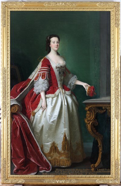 Lady Margaret Cavendish-Holles-Harley, Duchessa di Portland da Thomas Hudson